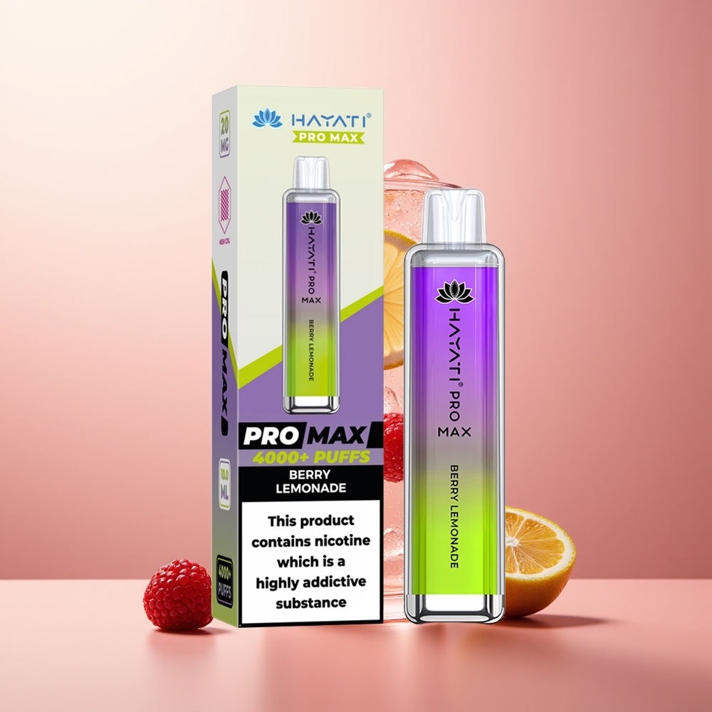 Berry Lemonade Hayati Pro Max 4000 Puffs Rechargeable
