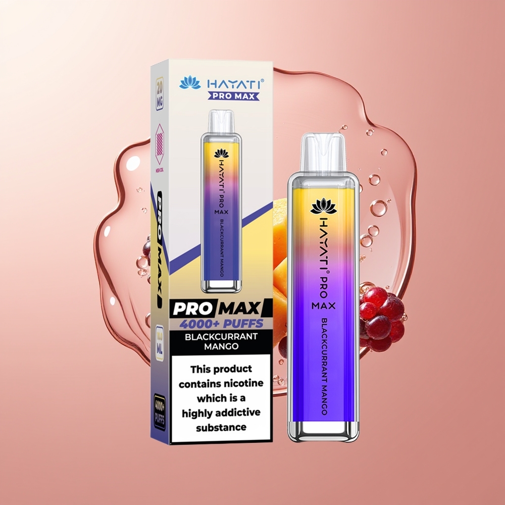 Blackcurrant Mango Hayati Pro Max 4000 Puffs Rechargeable
