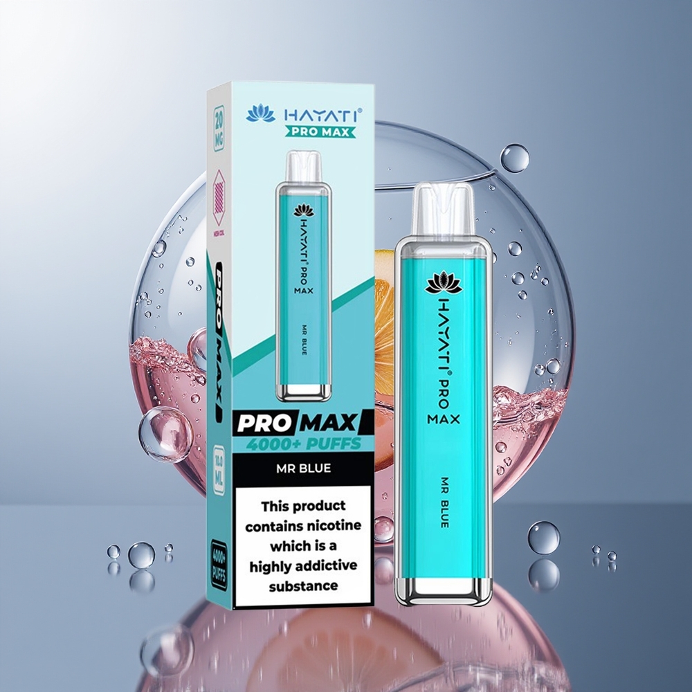Blue Hayati Pro Max 4000 Puffs Rechargeable