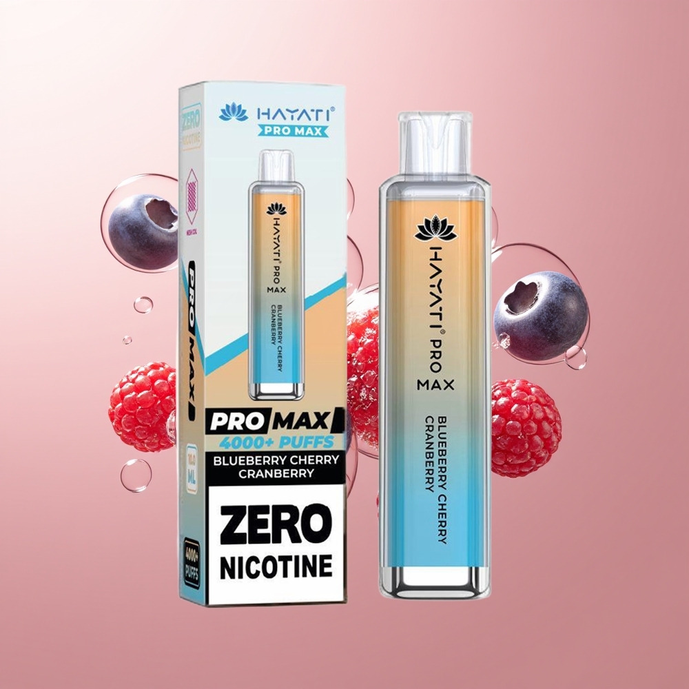 Blueberry Cherry Cranberry Hayati Pro Max 4000 Puffs Disposable Vape Rechargeable