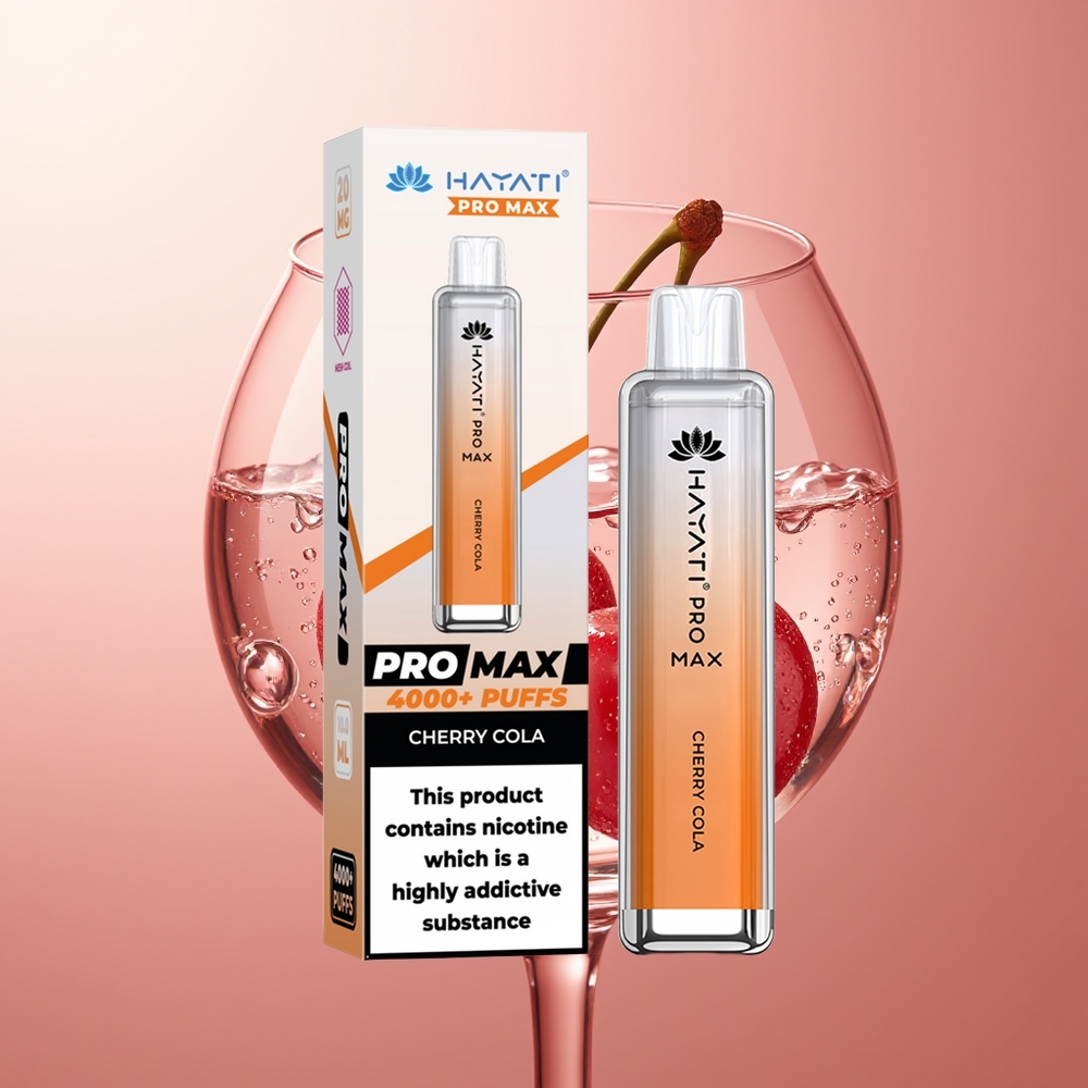 Cherry Cola Hayati Pro Max 4000 Puffs Rechargeable