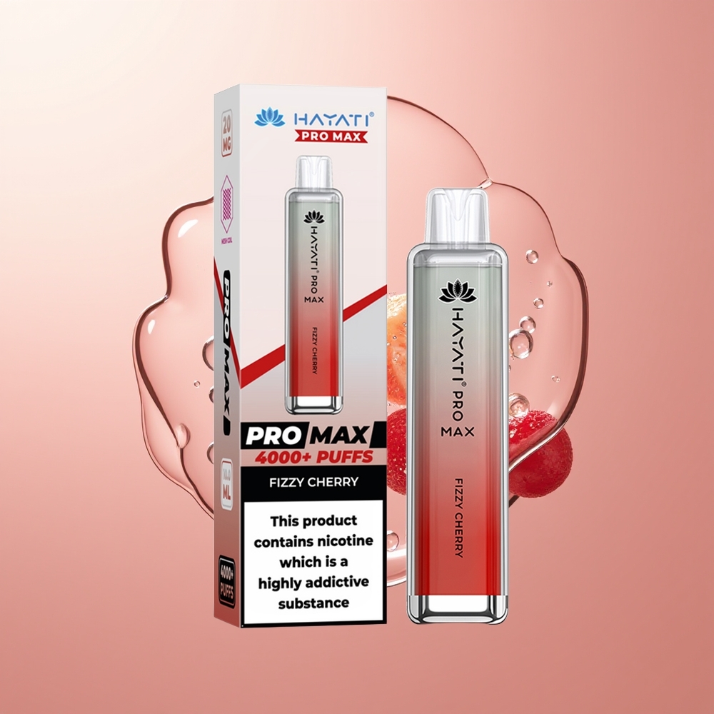 Fizzy Cherry Hayati Pro Max 4000 Puffs Rechargeable