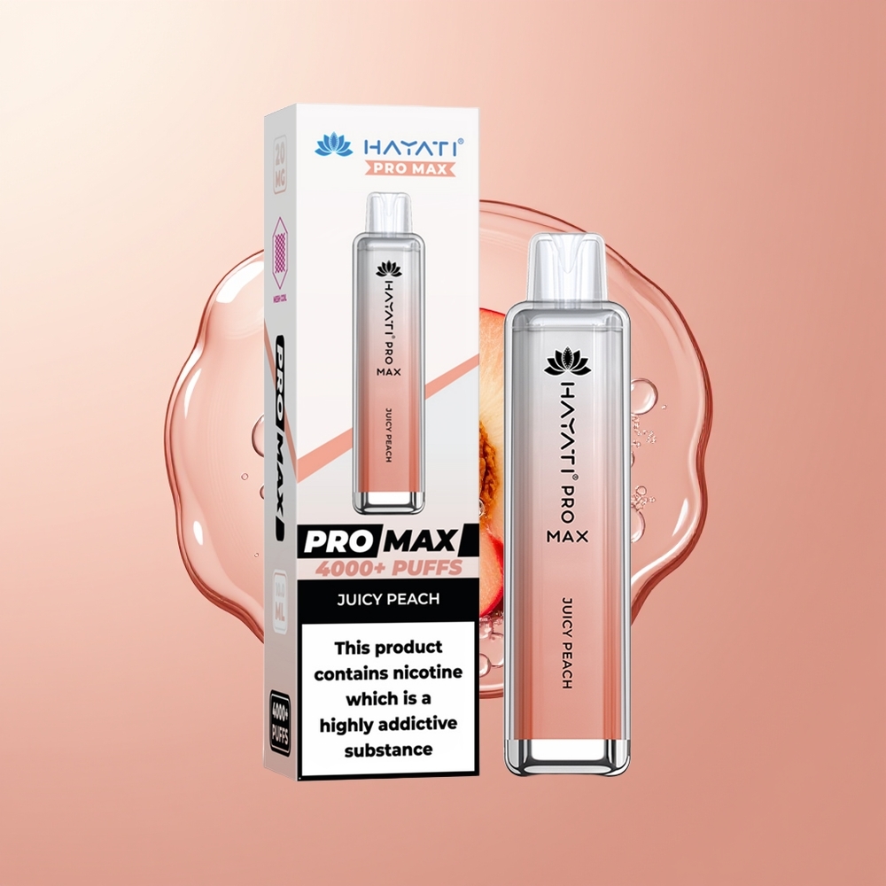 Juicy Peach Hayati Pro Max 4000 Puffs Rechargeable