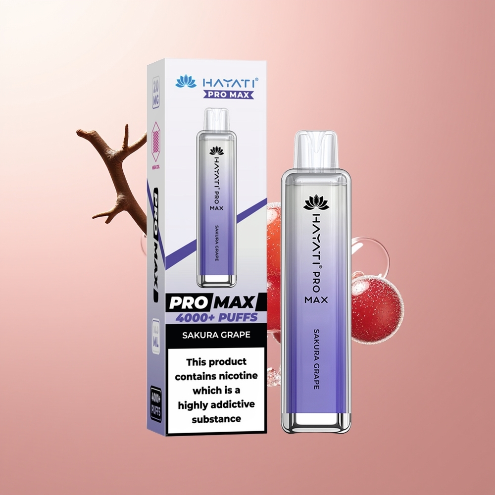 Sakura Grape Hayati Pro Max 4000 Puffs Disposable Vape 1400mAh