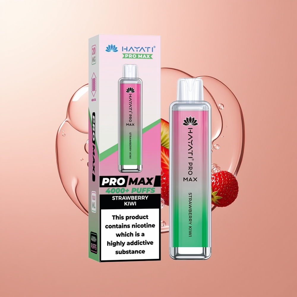 Strawberry Kiwi Hayati Pro Max 4000 Puffs 1400mAh