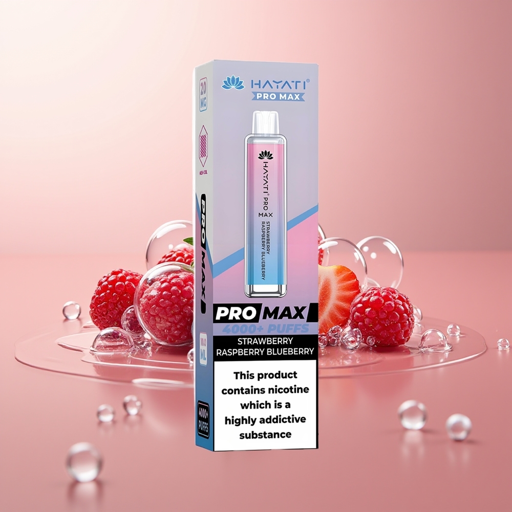 Strawberry Raspberry Blueberry Hayati Pro Max 4000 Puffs 5% Nicotine