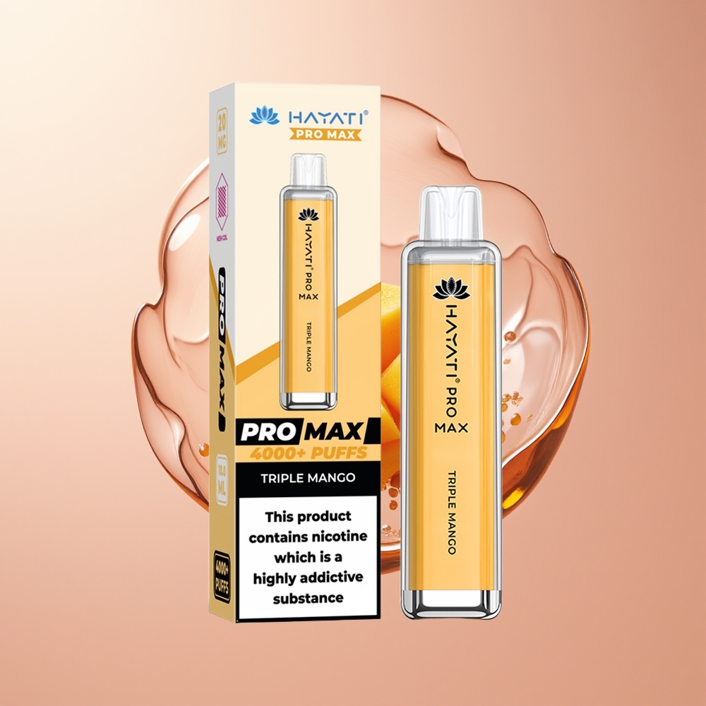 Triple Mango Hayati Pro Max 4000 Puffs Rechargeable Disposable Vape