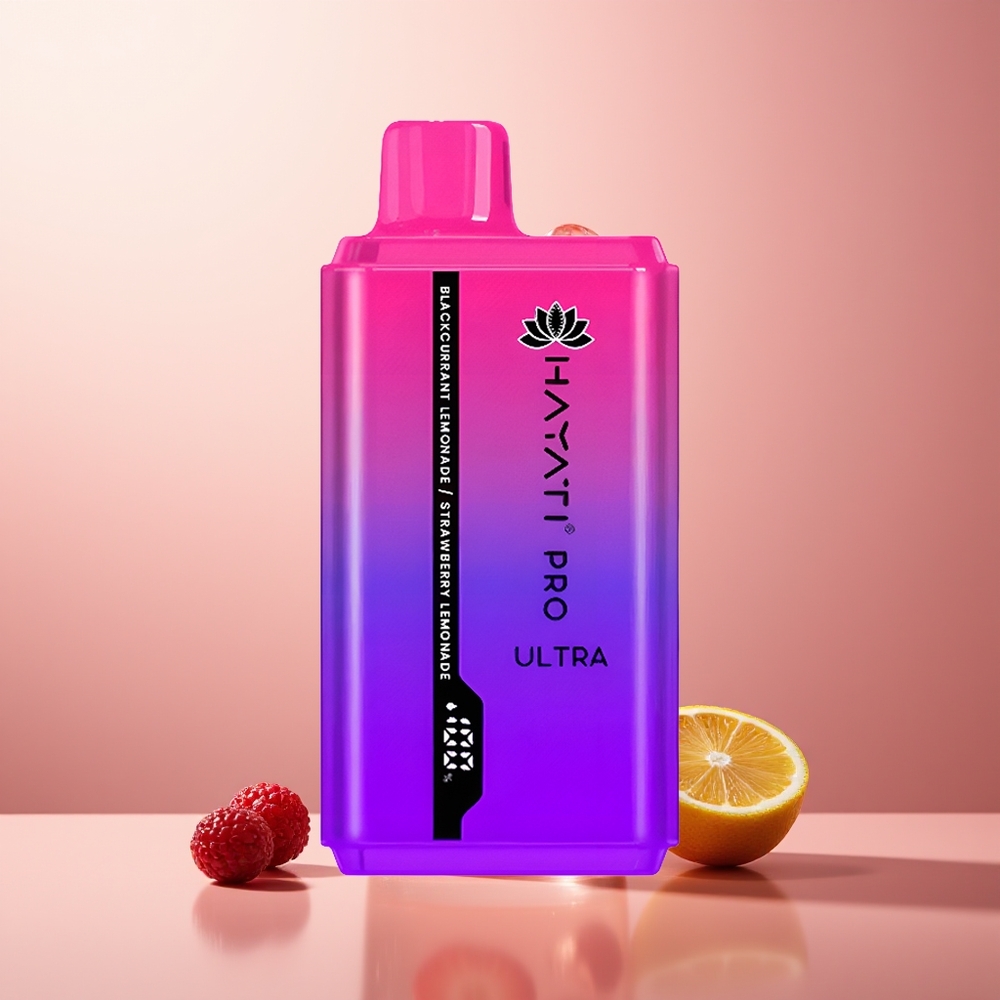 Blackcurrant Lemonade Strawberry Lemonade Hayati Pro Ultra 15000 Puffs Disposable Vape