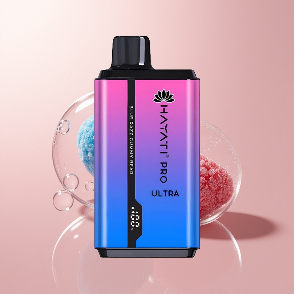 Blue Razz Gummy Bear Hayati Pro Ultra 15000 Puffs