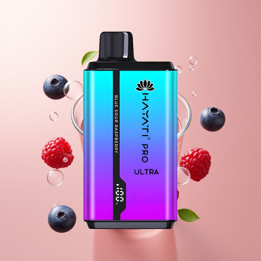 Blueberry Raspberry Menthol Hayati Pro Ultra 15000 Puffs