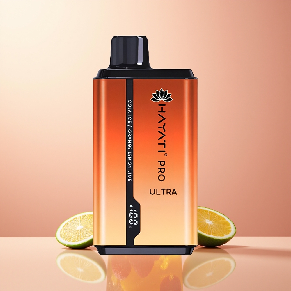 Cola Ice Orange Lemon & Lime Hayati Pro Ultra 15000 Puffs Disposable Vape