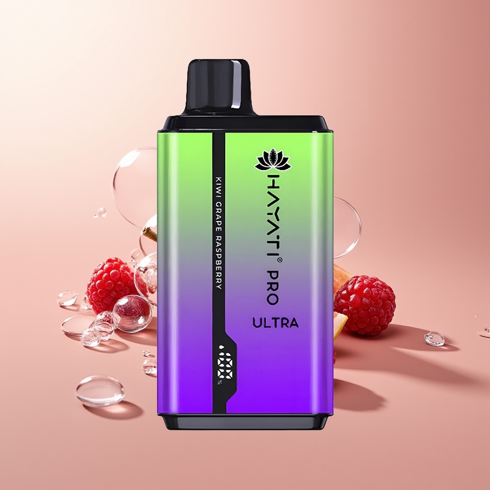 Kiwi Grape Raspberry Hayati Pro Ultra 15000 Puffs