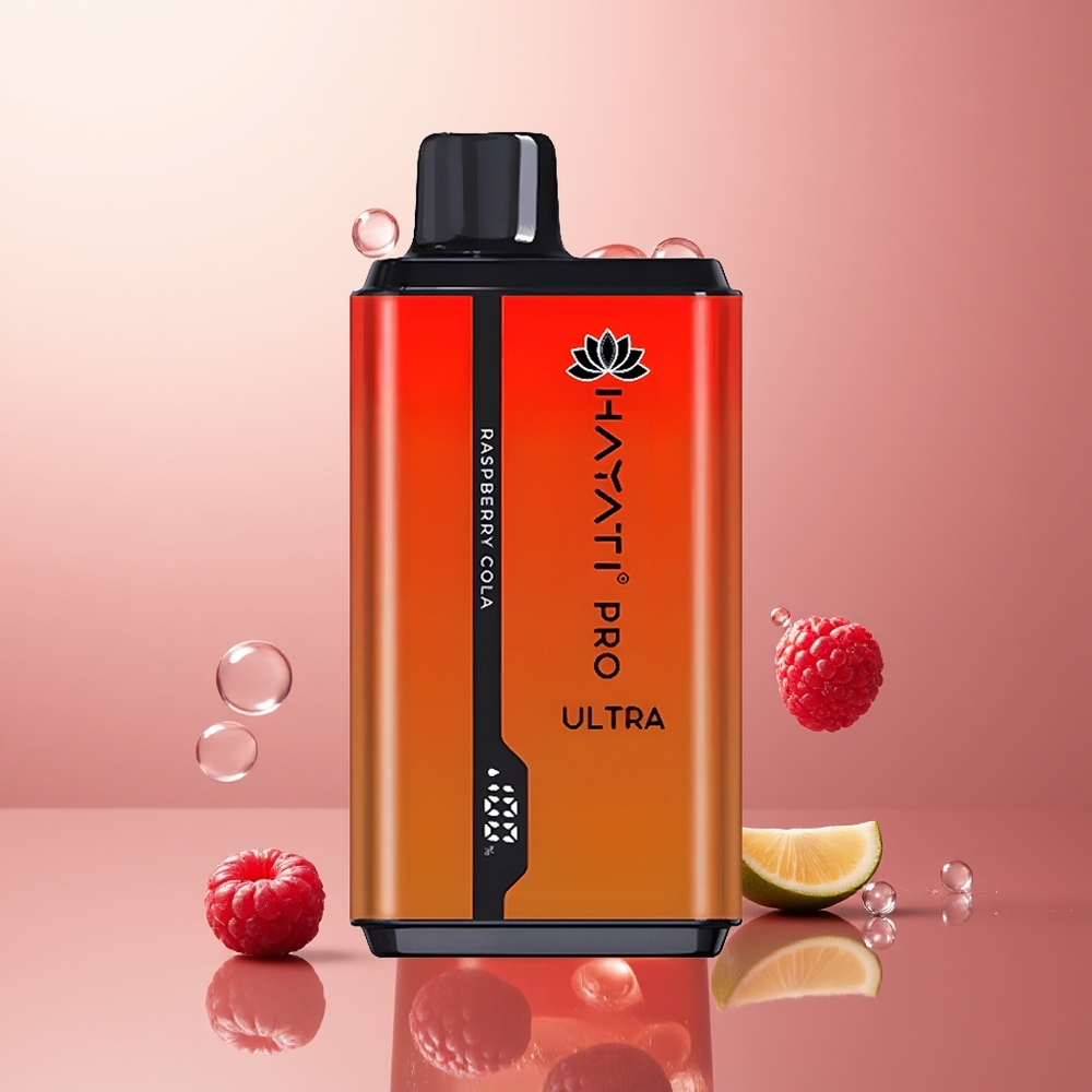 Raspberry Cola Hayati Pro Ultra 15000 Puffs Disposable Vape