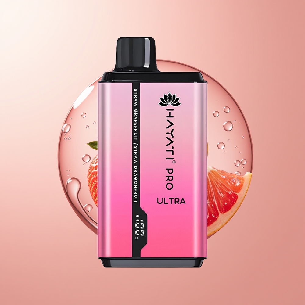 Strawberry Grapefruit Dragonfruit Hayati Pro Ultra 15000 Puffs Disposable Vape