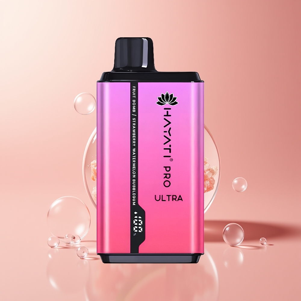Strawberry Watermelon Bubblegum Hayati Pro Ultra 15000 Puffs Disposable Vape