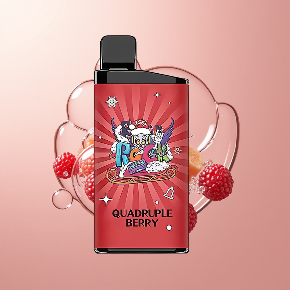 Quadruple Berry IGET Bar 3500 Puffs 1400mAh Disposable Vape