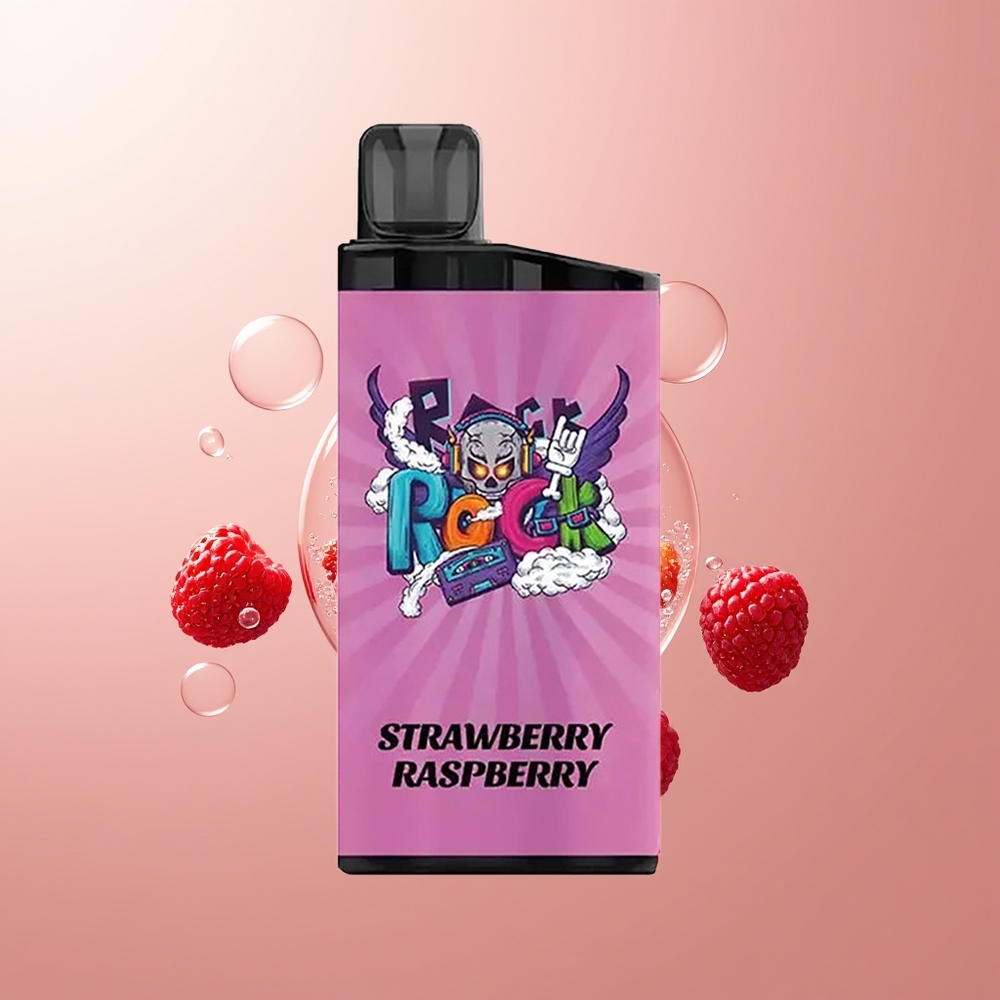 Strawberry Raspberry IGET Bar 3500 Puffs Disposable Vape