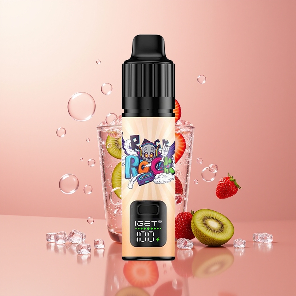 Strawberry Kiwi Ice IGET BAR PLUS S3 POD 10000 Puffs 18ml Disposable Vape