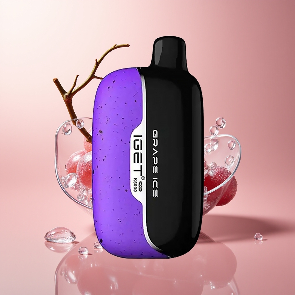 Grape Ice IGET Moon K5000 5000 Puffs PC Disposable Vape