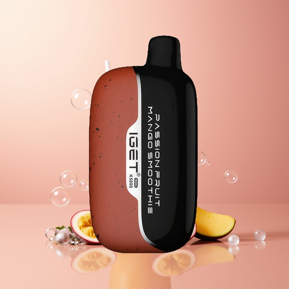 Passion Fruit Mango IGET Moon K5000 5000 Puffs PC Disposable Vape
