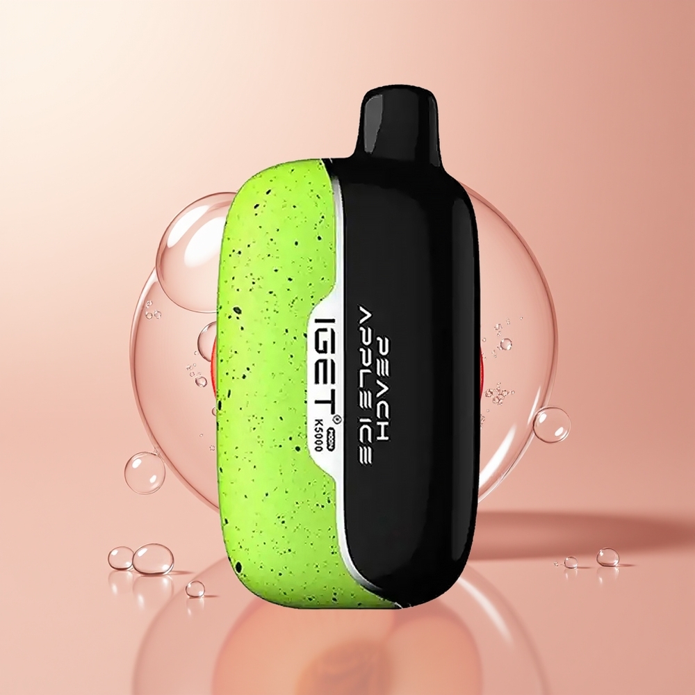 Peach Apple IGET Moon K5000 5000 Puffs Disposable Vape PC