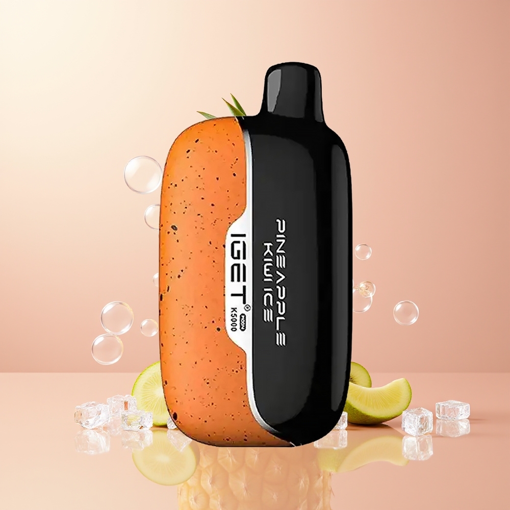 Pineapple Kiwi Ice IGET Moon K5000 5000 Puffs PC Disposable Vape