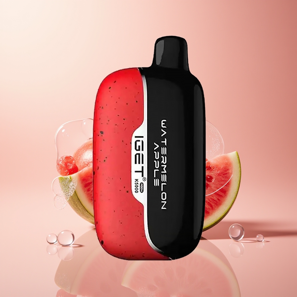 Watermelon Apple IGET Moon K5000 5000 Puffs Disposable Vape PC Mesh Coil