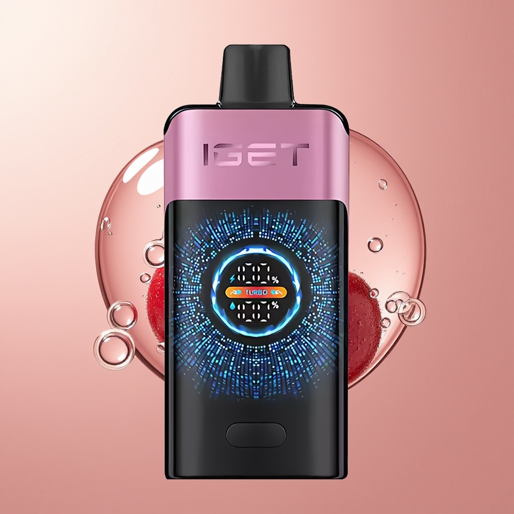 Cherry Monster IGET ONE 12000 Puffs Disposable Vape with Large Curved Color Screen
