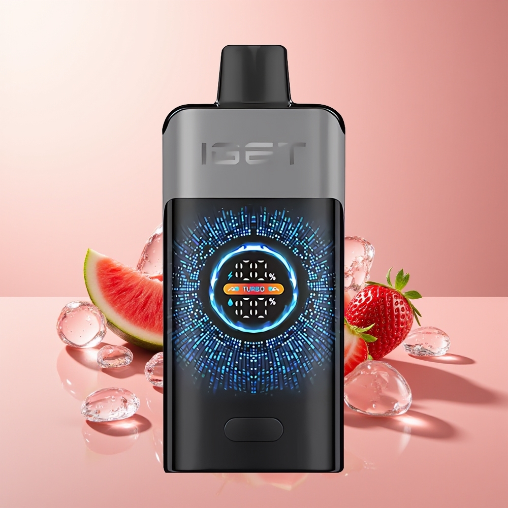 Strawberry Watermelon Ice IGET ONE 12000 Puffs Curved Screen