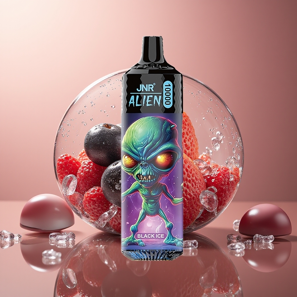 Black Ice JNR Alien 10000 Puffs LED Sporty Design Disposable Vape