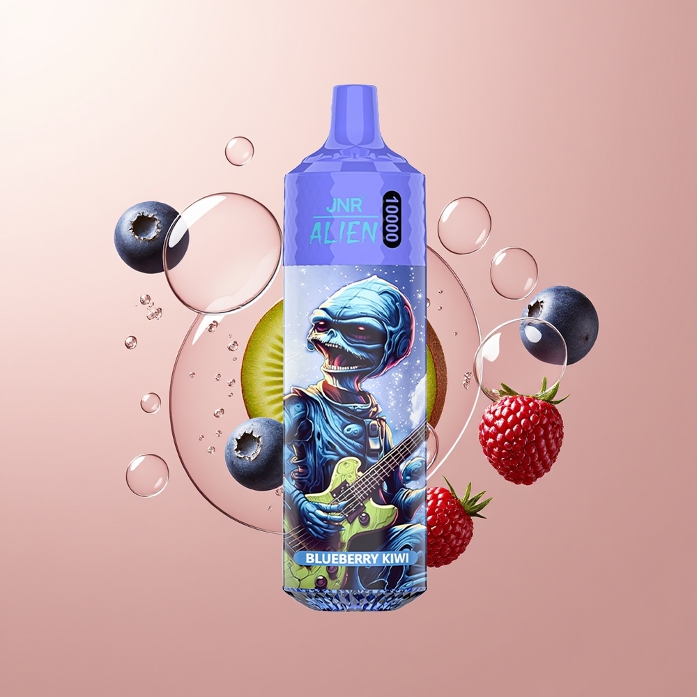 Blueberry Kiwi JNR Alien 10000 Puffs RGB
