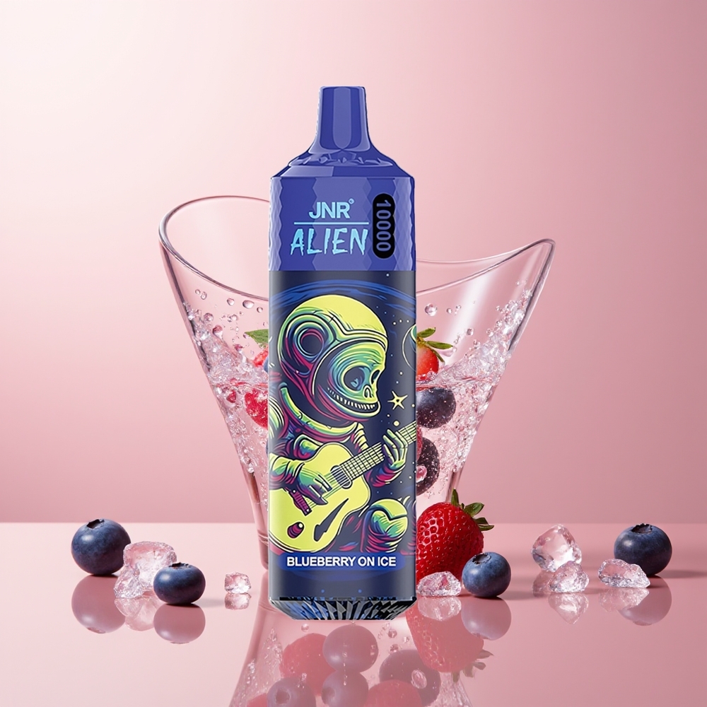 Blueberry On Ice JNR Alien 10000 Puffs RGB LED Sporty Design