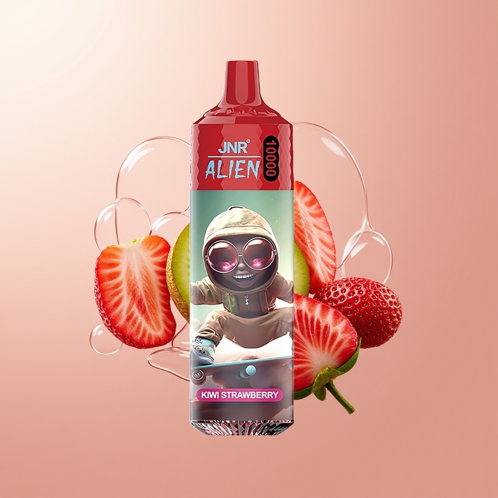 Kiwi Strawberry JNR Alien 10000 Puffs RGB LED