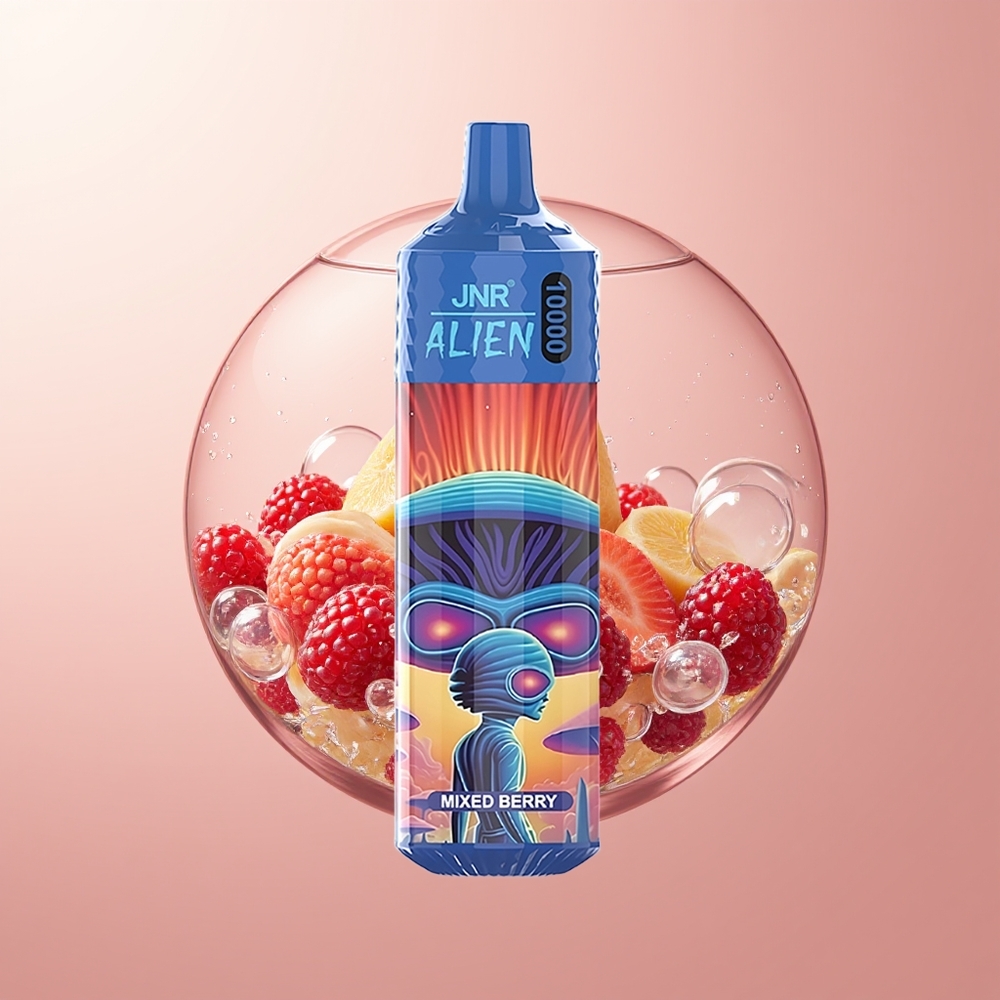 Mixed Berry JNR Alien 10000 Puffs RGB