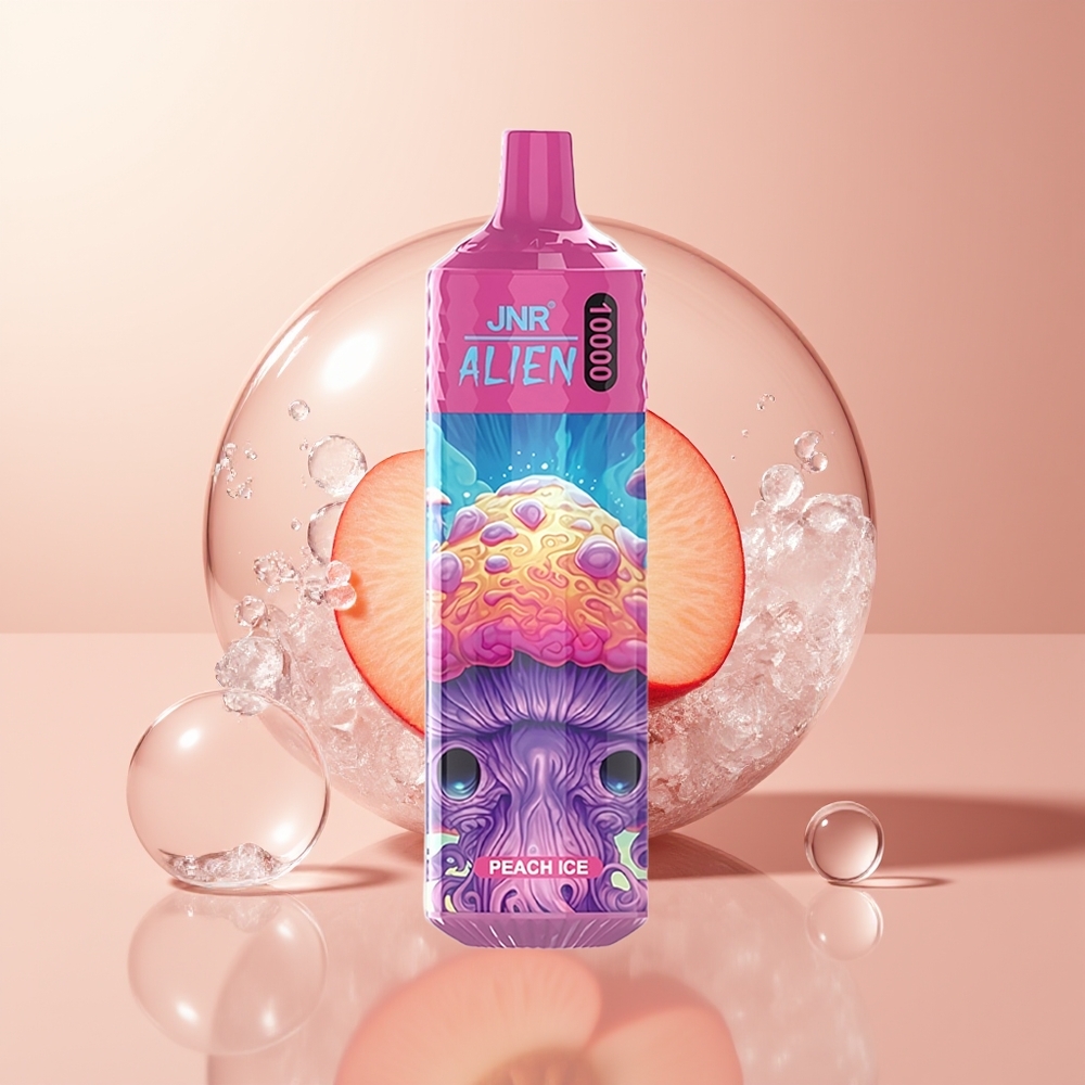 Peach Ice JNR Alien 10000 Puffs RGB LED