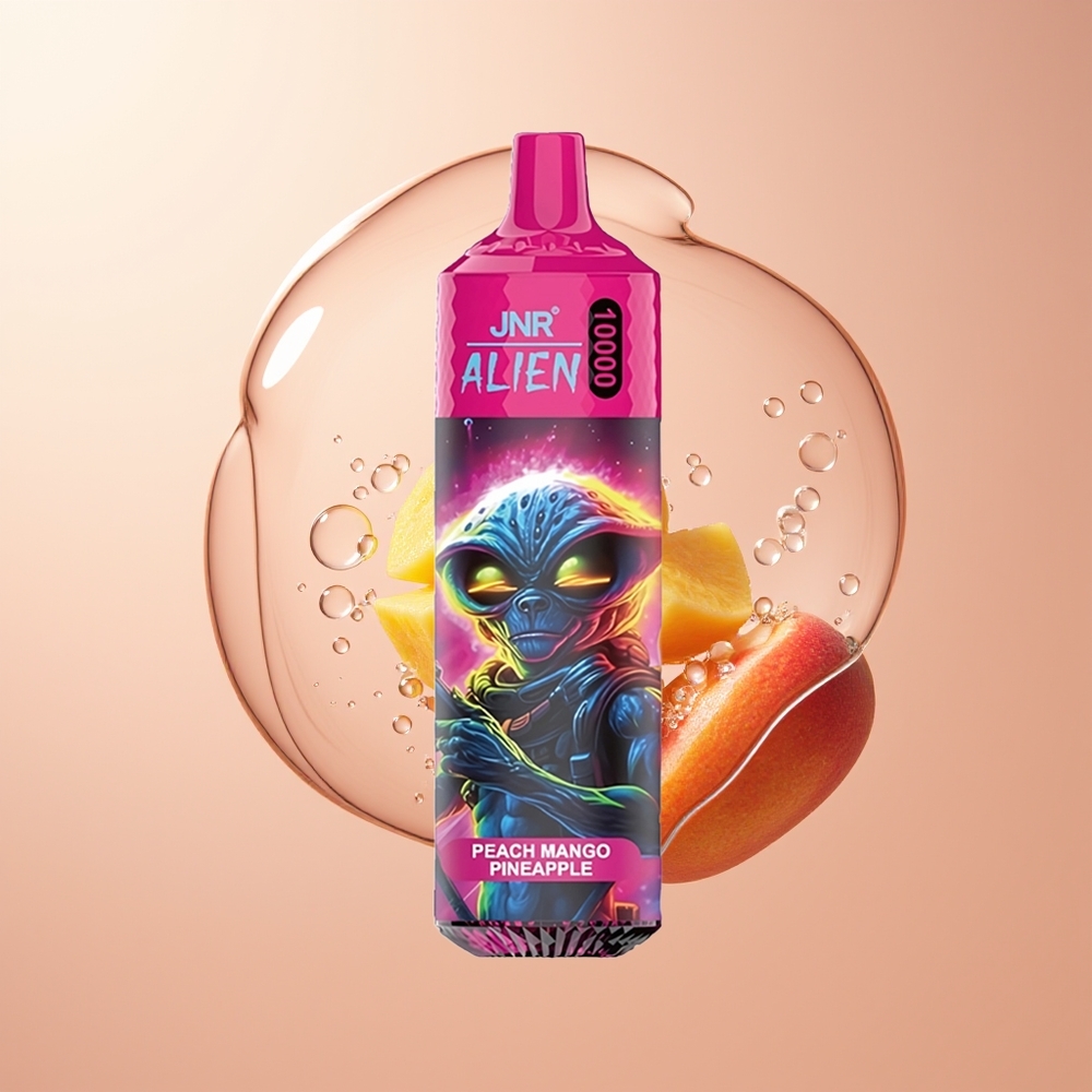 Peach Mango Pineapple JNR Alien 10000 Puffs LED RGB