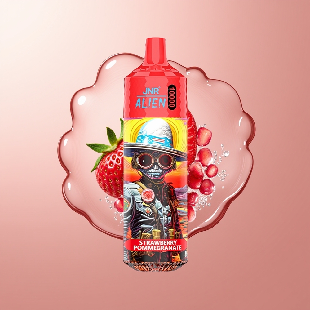 Strawberry Pomegranate JNR Alien 10000 Puffs 20ml Disposable Vape