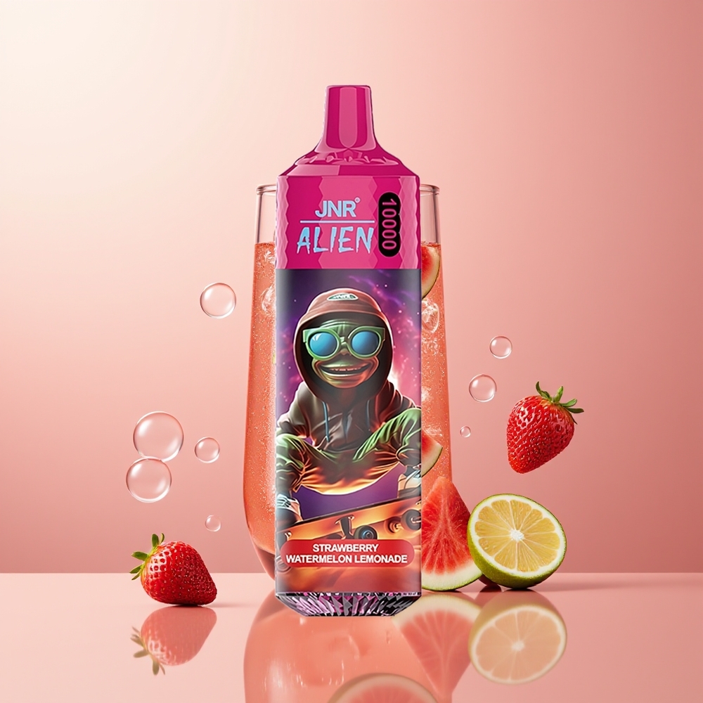 Strawberry Watermelon Lemonade JNR Alien 10000 Puffs RGB LED