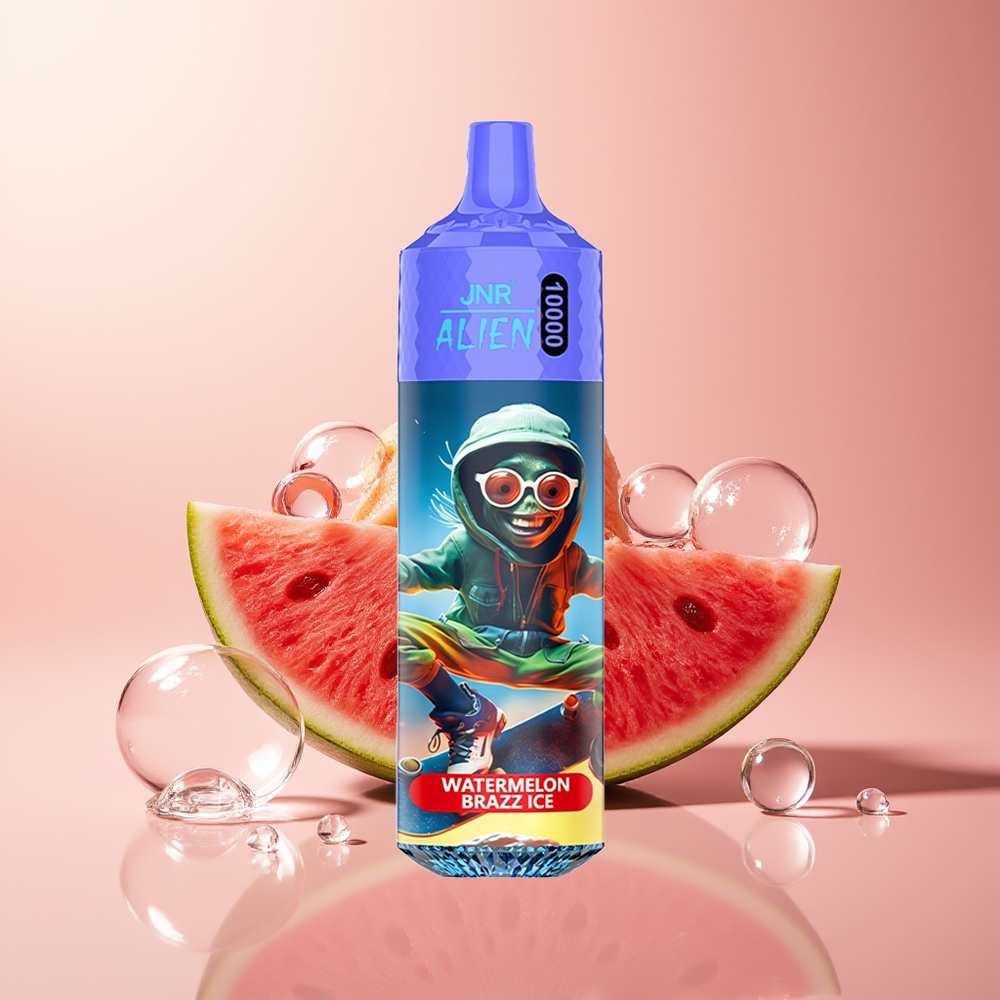 Watermelon Brazz Ice JNR Alien 10000 Puffs LED RGB