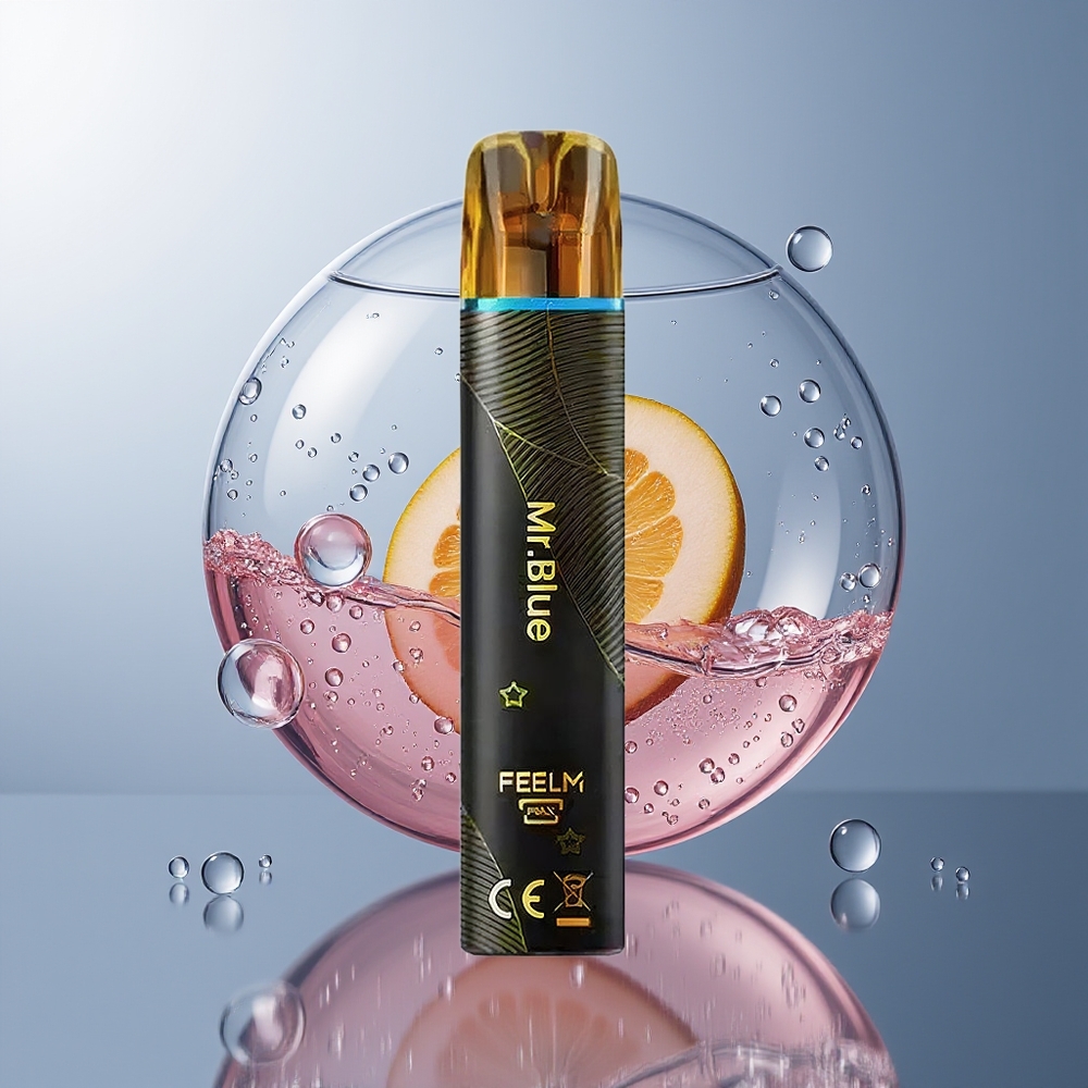 Blue JNR Black&Golden 800 Puffs Disposable Vape Mr Blue