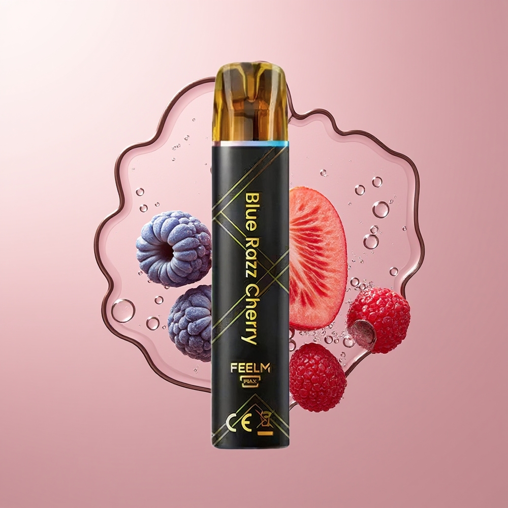 Blue Razz Cherry JNR Black&Golden 800 Puffs Disposable Vape 2% Nicotine