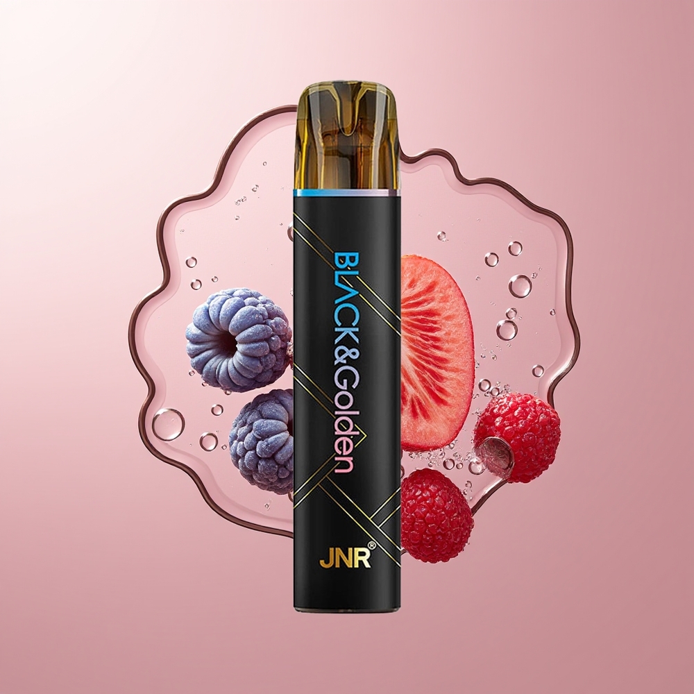 Blue Razz Cherry JNR Black&Golden 800 Puffs Disposable Vape 2% Nicotine