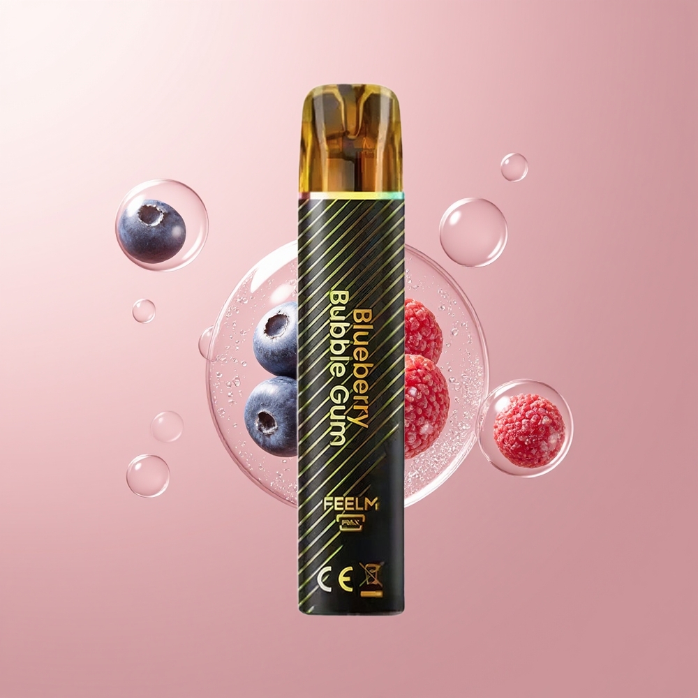 Blueberry Bubble Gum JNR Black&Golden 800 Puffs Disposable Vape 2% Nicotine