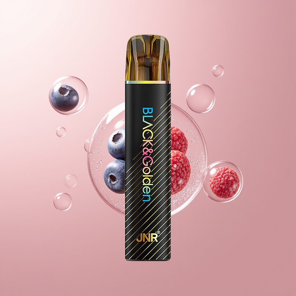 Blueberry Bubble Gum JNR Black&Golden 800 Puffs Disposable Vape 2% Nicotine