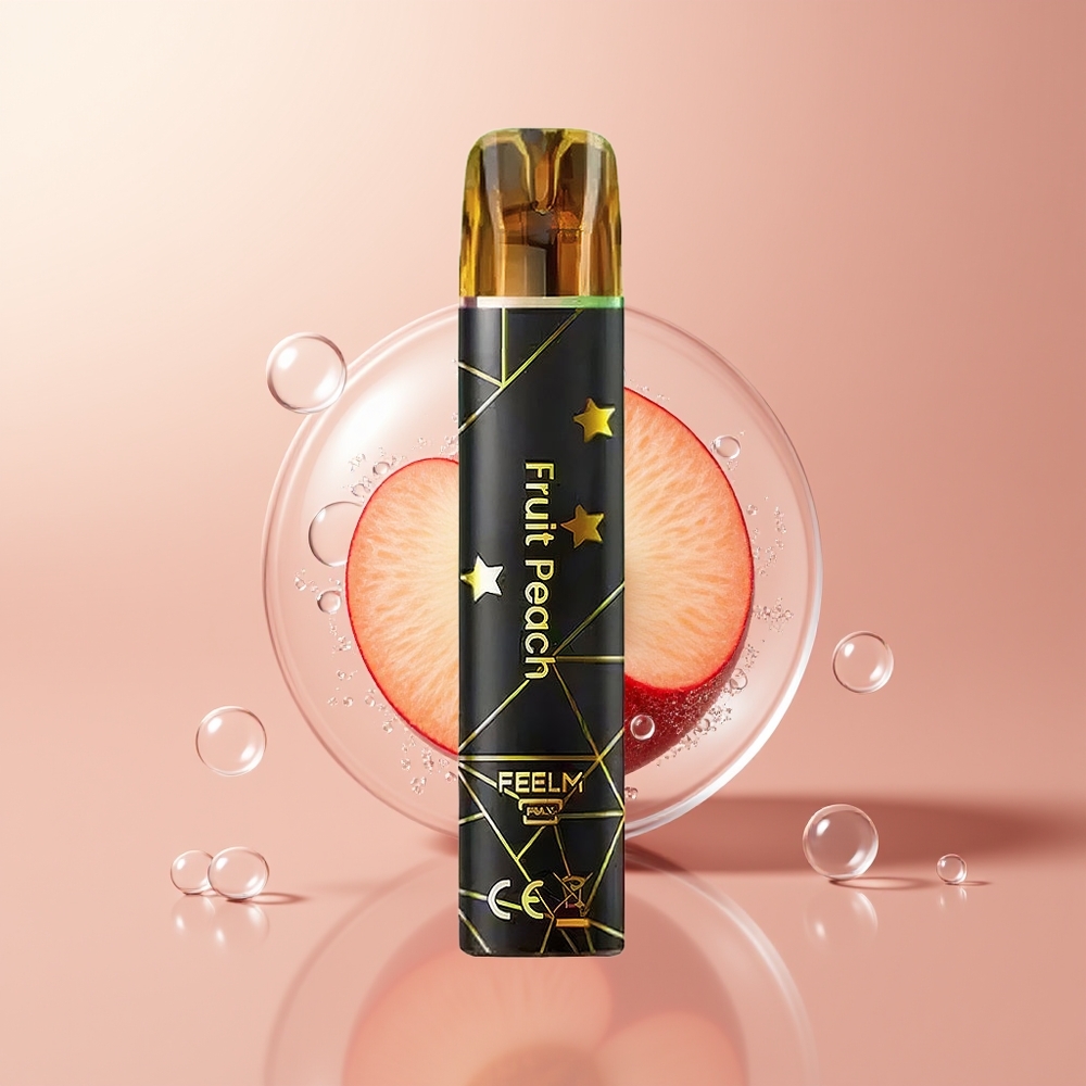 Peach JNR Black&Golden 800 Puffs Disposable Vape 2% Nicotine