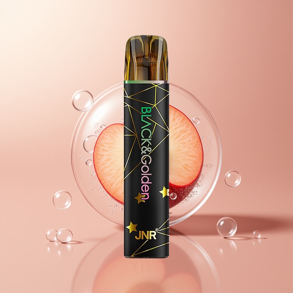 Peach JNR Black&Golden 800 Puffs Disposable Vape 2% Nicotine
