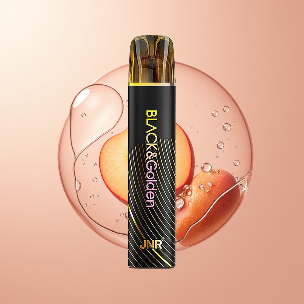 Peach Mango JNR Black&Golden 800 Puffs Disposable Vape 2% Nicotine