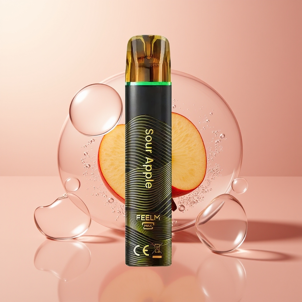Sour Apple JNR Black&Golden 800 Puffs Disposable Vape 2% Nicotine