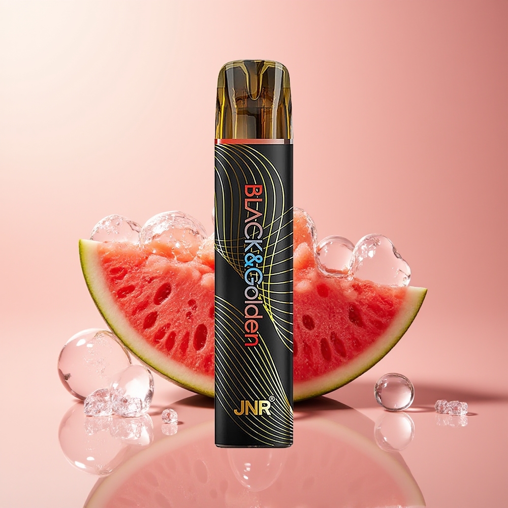 Watermelon Ice JNR Black&Golden 800 Puffs Disposable Vape
