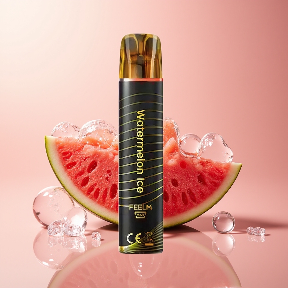 Watermelon Ice JNR Black&Golden 800 Puffs Disposable Vape